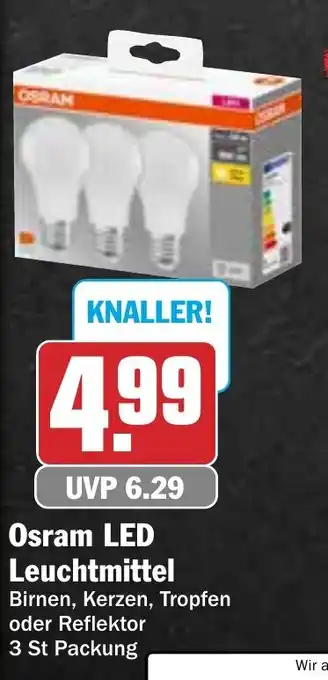 Hit Osram LED Leuchtmittel Angebot