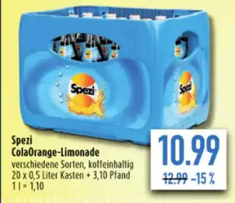 diska Spezi ColaOrange-Limonade 20*500ml Angebot