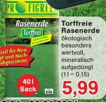 Jawoll Torffreie Rasenerde 40 l Sack Angebot