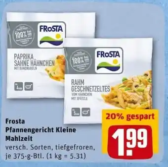 REWE PETZ Frosta Pfannengericht Kleine Mahlzeit 375g Btl. Angebot