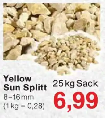 Jawoll Yellow Sun Splitt 25 kg Sack Angebot