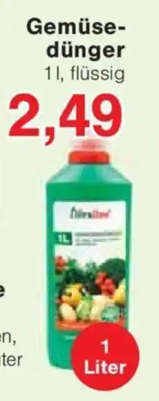 Jawoll Gemüse- dünger 1 Liter Angebot