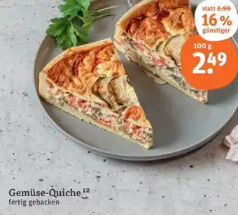 tegut Gemüse-Quiche 100 g Angebot