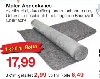 Jawoll Maler-Abdeckvlies 1*25m Angebot