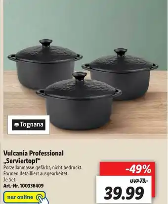 Lidl Tognana Vulcania Professional Serviertopf Angebot