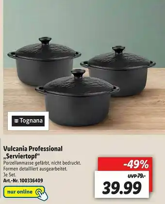 Lidl Tognana Vulcania Professional „serviertopf” Angebot