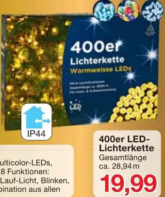 Jawoll LED-Lichterkette 400er Angebot