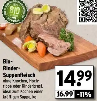 Wasgau Bio Rinder Suppenfleisch Angebot