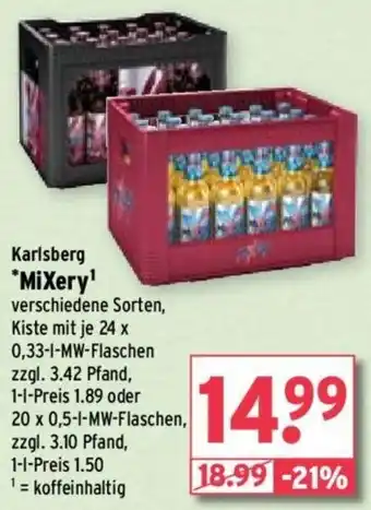 Wasgau Karlsberg MiXery 24x0,33/20x0,5 L Angebot