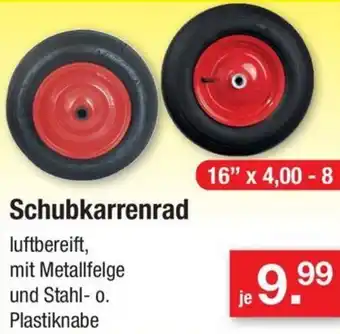 Zimmermann Schubkarrenrad Angebot