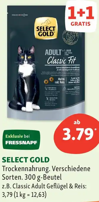 Fressnapf SELECT GOLD Trockennahrung 300 g Beutel Angebot