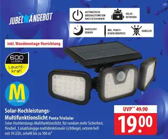 Famila Nord Ost Solar-Hochleistungs- Multifunktionslicht Panta TrioSolar Angebot