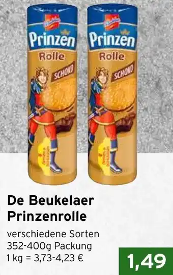 CAP Markt De Beukelaer Prinzenrolle 352-400g Packung Angebot