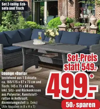 B1 Discount Baumarkt Lounge Daria Angebot