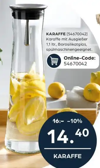 Möbel Buss KARAFFE Angebot