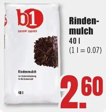 B1 Discount Baumarkt b1 Rindenmulch 40 L Angebot