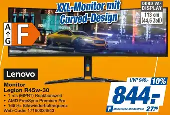 expert Techno Land Lenovo Monitor Legion R45w-30 Angebot