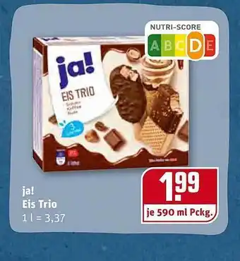 REWE Ja! Eis Trio Angebot