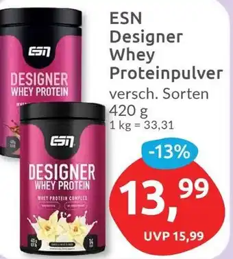 Budni ESN Designer Whey Proteinpulver 420 g Angebot