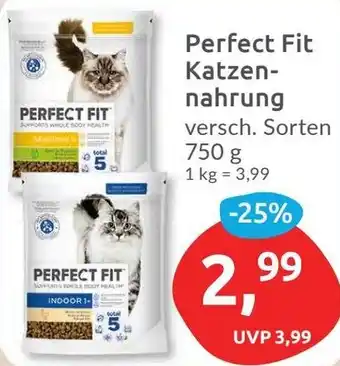 Budni Perfect Fit Katzennahrung 750 g Angebot