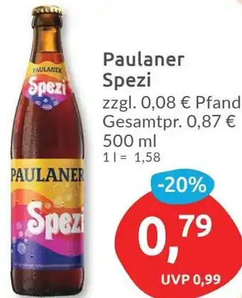 Budni Paulaner Spezi 500 ml Angebot