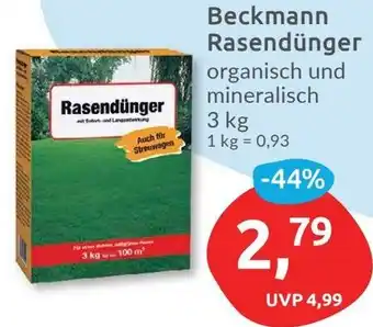 Budni Beckmann Rasendünger 3 kg Angebot