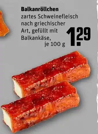 REWE Balkanröllchen 100 g Angebot