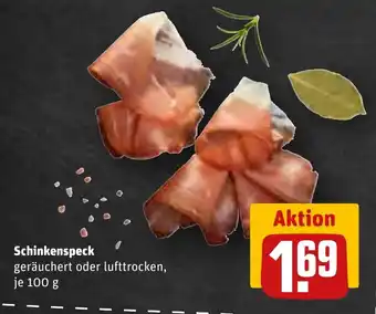 REWE Schinkenspeck 100 g Angebot