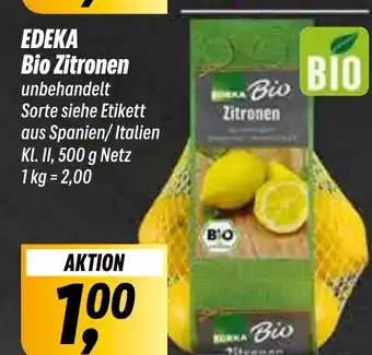 Simmel EDEKA Bio Zitronen 500g Angebot