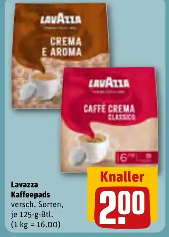 REWE Lavazza Kaffeepads 125-g-Btl. Angebot