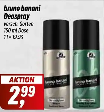 Simmel bruno banani Deospray 150ml Angebot