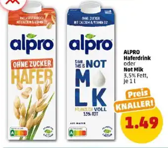 PENNY ALPRO Haferdrink oder Not Mlk 1 l Angebot