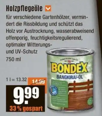 V Baumarkt Holzpflegeöle 750ml Angebot