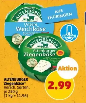 PENNY Altenburger Ziegenkäse 250 g Angebot