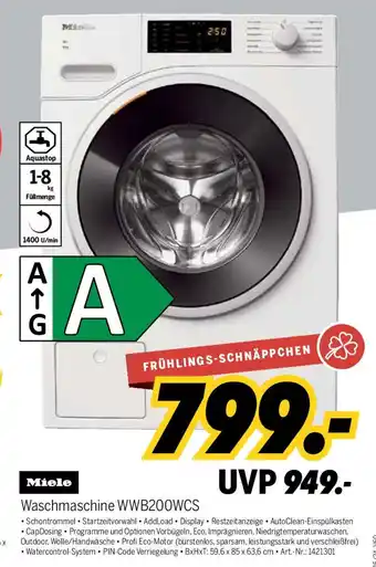 MEDIMAX Miele Waschmaschine WWB200WCS Angebot