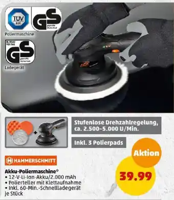 PENNY HAMMERSCHMITT Akku-Poliermaschine Angebot