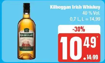 Edeka Kilbeggan Irish Whiskey 0,7 l Angebot