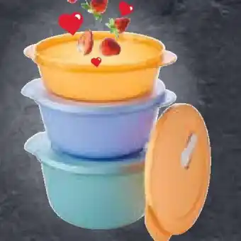 Edeka Tupperware Aufbewahrungsdosen- Set,,Crystalwave" Angebot