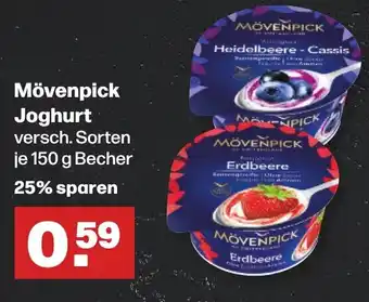 Handelshof Mövenpick Joghurt versch. Sorten je 150 g Becher Angebot