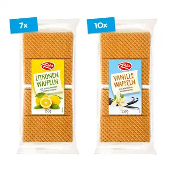 Netto Marken-Discount Riba Cremewaffeln 250 g, verschiedene Sorten, 17er Pack Angebot