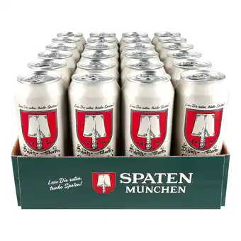 Netto Marken-Discount Spaten Münchner Hell 5,2 % vol 0,5 Liter Dose, 24er Pack Angebot