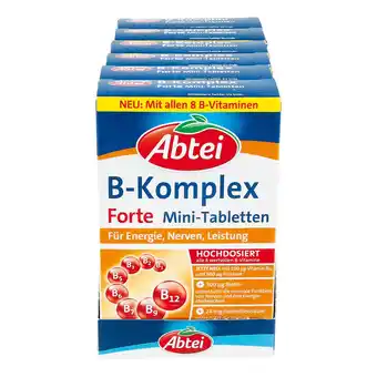 Netto Marken-Discount Abtei B-Komplex Forte Mini-Tabletten 50 Stück 11,6 g, 6er Pack Angebot