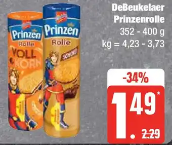 Edeka DeBeukelaer Prinzenrolle 352-400 g Angebot