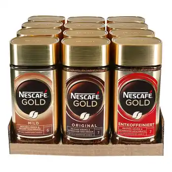 Netto Marken-Discount Nestlé Nescafe Gold 200 g, verschiedene Sorten, 12er Pack Angebot