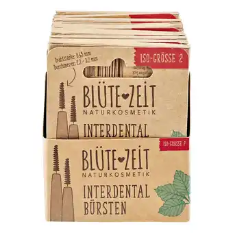 Netto Marken-Discount BLÜTE-ZEIT Interdentalbürste aus Holz 6 Stück, 20er Pack Angebot