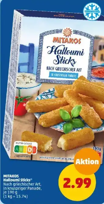 PENNY MITAKOS Halloumi Sticks 190 g Angebot