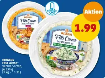 PENNY MITAKOS Feta Creme 130 g Angebot