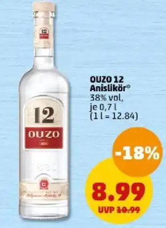 PENNY OUZO 12 Anislikör 0,7 l Angebot