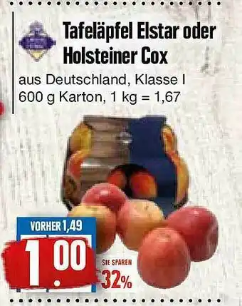 Edeka Frischemarkt Tafeläpfel Elstar Oder Holsteiner Cox Angebot