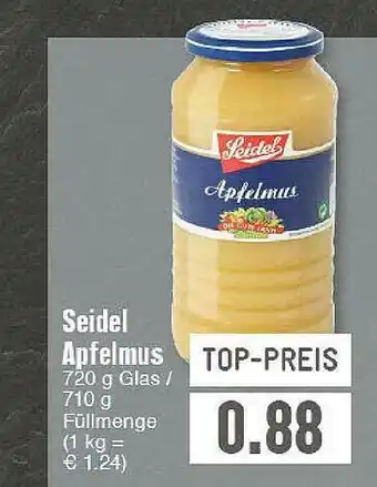 E-Center Seidel Apfelmus Angebot